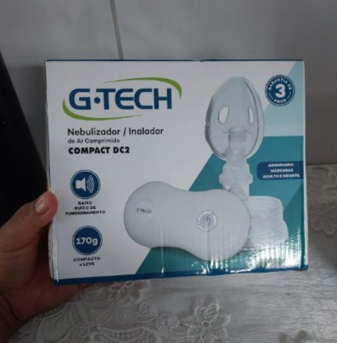 G-Tech Nebulizador de Ar comprimido Compact DC2, Branco