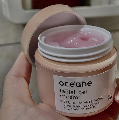 Gel Hidratante Facial, Facial Gel Cream, Océane, Océane, Incolor