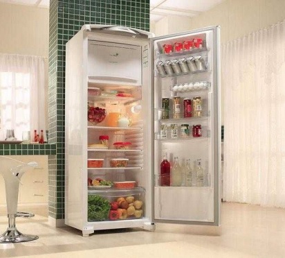 Geladeira auto defrost Consul CRB39A branca 342L 127V