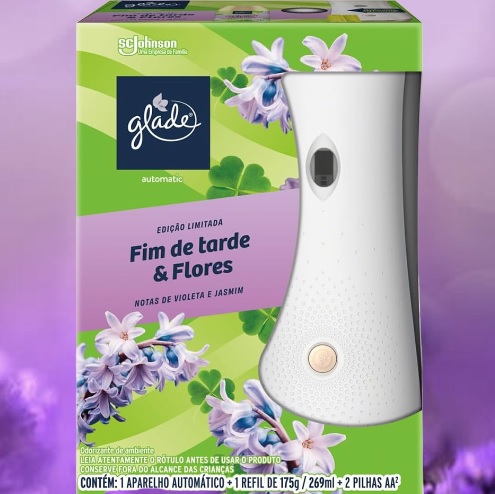 Glade Aromatizador de Ambiente Automático Aparelho + Refil Fim de Tarde 269Ml