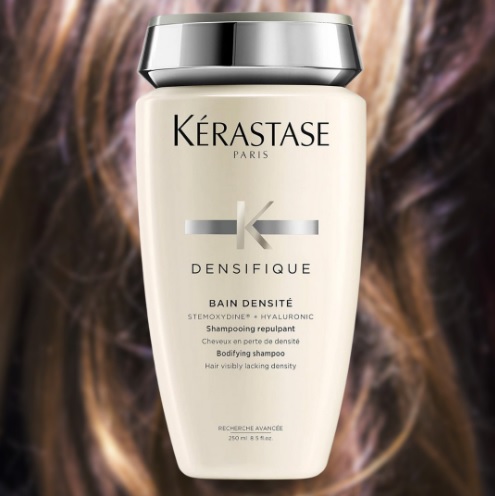 Kérastase Shampoo Densifique Bain Densité, Sem densidade e volume, Densidade, volume, Ácido Hialurônico, 250 ml