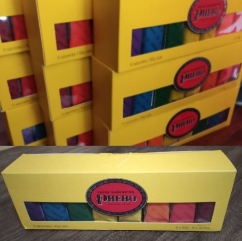 Kit Sabonete, PHEBO, Amarelo, 720g