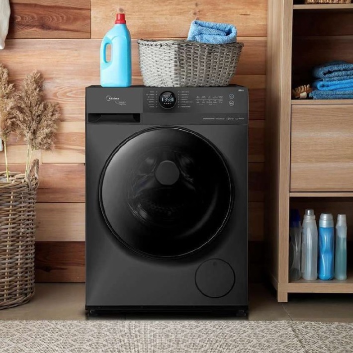 Lava e Seca Midea HealthGuard Smart MF200D110WB/GK Titanium com 14 Programas e Wi-Fi – 11kg