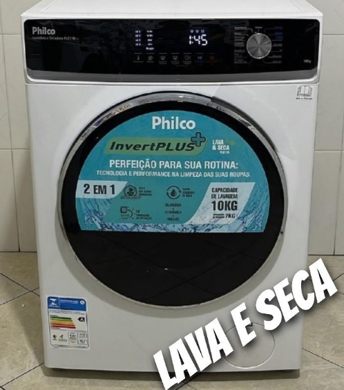 Lava e Seca Philco Inverter 10Kg Branca PLS11B 220 Volts
