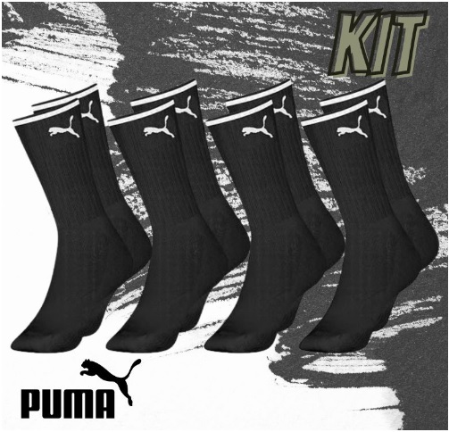 MEIA ESPORTIVA CANO LONGO – PUMA |KIT F | 39-43