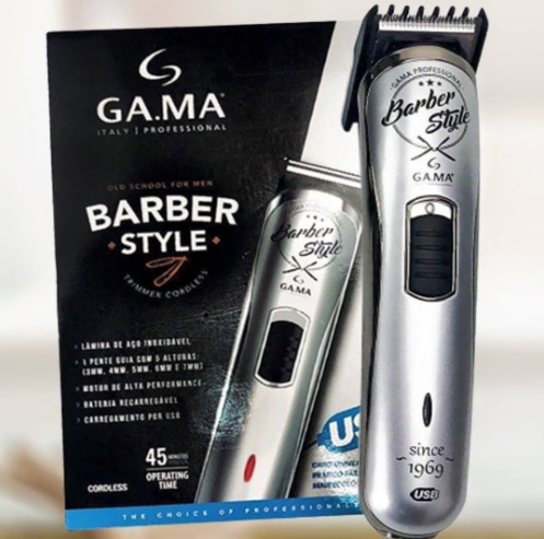 Máquina de acabamento gt527 barber style usb gama italy