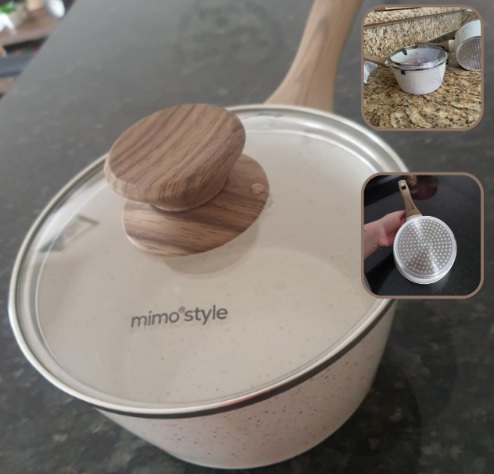 Mimo Style Panela Cook 16cm/1,3L – Estrutura em Alumínio, Revestimento Cerâmico