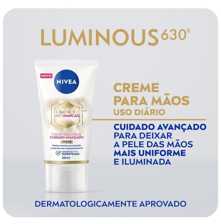 NIVEA LUMINOUS 630 Creme para mãos antimanchas escuras avançado (50 ml)