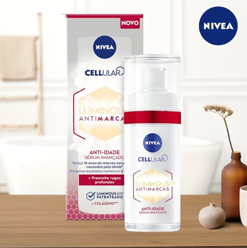 NIVEA Sérum Facial Cellular Luminous 630® ANTIMARCAS Anti-idade 30ml