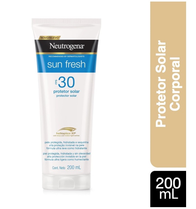 Neutrogena Sun Fresh Protetor Solar Corporal FPS 30, 200ml