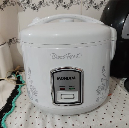 Panela Elétrica Bianca Rice 10, Mondial, Branco, 700W, 110V – PE-10
