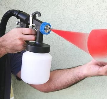 Pistola Pintura Pulverizadora Tinta Paint Com Bico De Metal