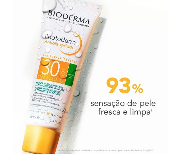 Protetor Solar Facial Antioleosidade Bioderma Photoderm FPS30