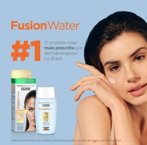 Protetor Solar Facial Isdin Fusion Water Fps 60 Sem Cor 50ml