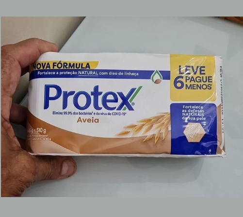 Protex Sabonete em Barra Aveia 85G, 6 Unidades