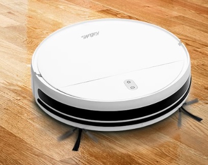 Robô Aspirador de Pó KaBuM! Smart 100, Branco, Recarregamento automático, Aspira e Passa Pano, Controle via Aplicativo – KBSF005