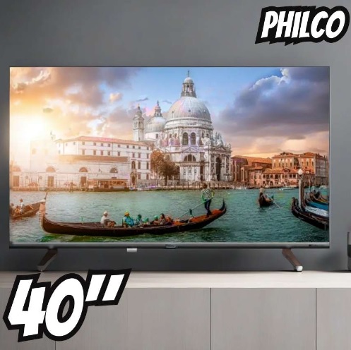 Smart TV 40” Philco Android TV PTV40E3AAGSSBLF LED Dolby Áudio