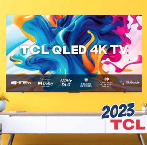 TCL QLED TV 50” C645 4K UHD GOOGLE TV DOLBY VISION GAMING