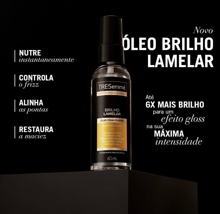 TRESEMMÉ Óleo Finalizador Tresemmé Brilho Lamelar Frasco 60Ml