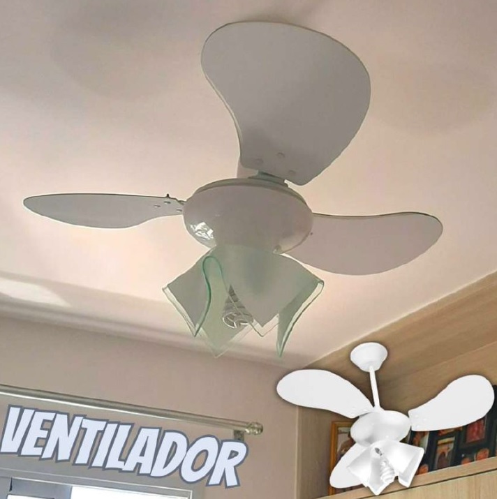 Ventilador Greco 220V 3P, Tron, Branco