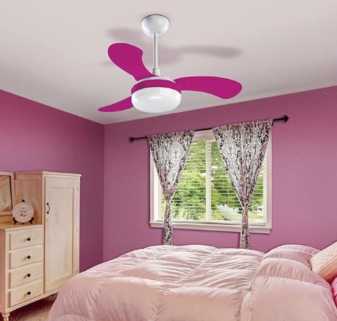 Ventisol Ventilador de Teto, Petit Premium, Rosa, 220V