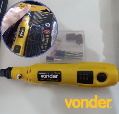 Vonder Microrretífica A Bateria Bivolt