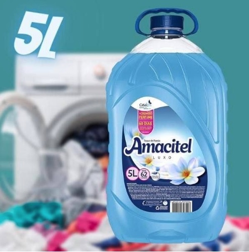 Casa Km Amaciante Amacitel Luxo Toque De Poesia 5 L (Pacote De 1)