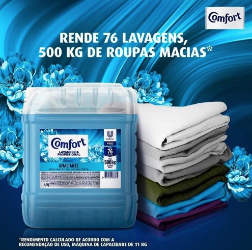 Amaciante Lavanderia Profissional Original 7 Litros Comfort
