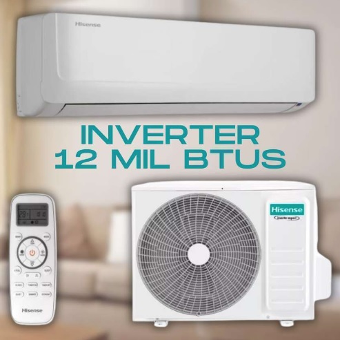 Ar Condicionado Hisense Hi Wall 12.000 Btus Frio Inverter Monofásico 220V