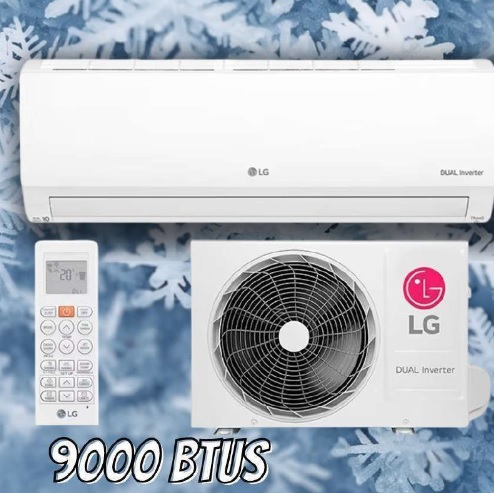 Ar Condicionado LG Voice Dual Inverter Ia 9000 Btu Frio 220v Cor Branco