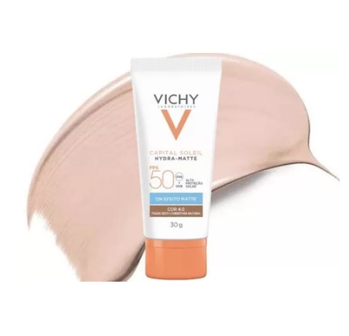 Creme Vichy Capital Soleil Hydra-matte 4.0 30g P Fps 50