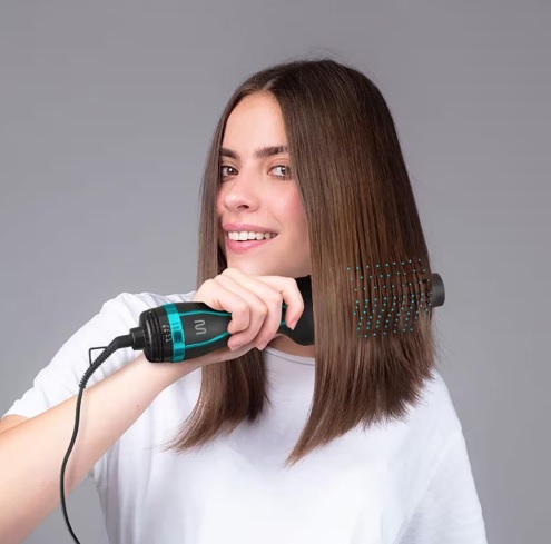 Escova Secadora Oval Multilaser EB117 1350W Azul – Bivolt