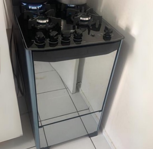 Fogão 4 bocas Dako Magister Style com Mesa de Vidro e Mega Chama – Bivolt