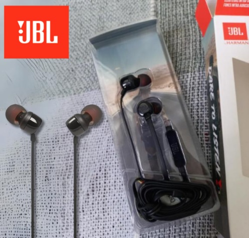 Fone de Ouvido JBL Tune 110 Intra-Auricular Preto – ‎JBLT110BLK