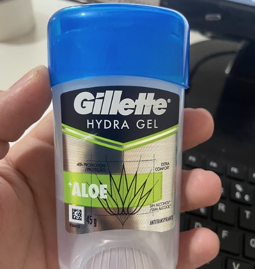 Gillette Desodorante Gel Antitranspirante Hydra Gel Aloe 45G