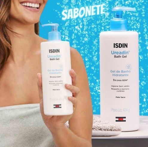 ISDIN Sabonete Líquido Corporal Hidratante Ureadin Bath Gel – 424G