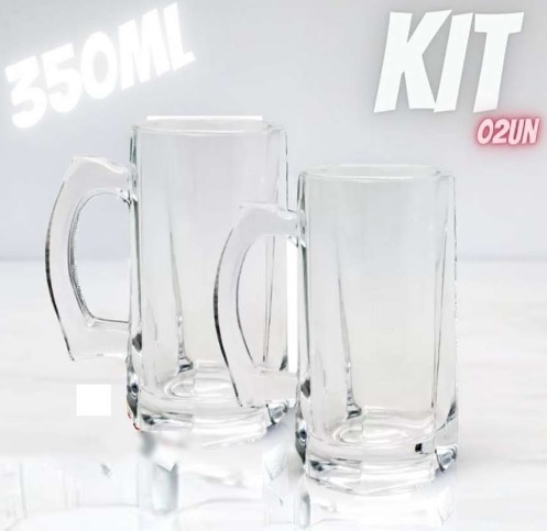 Jogo de Copos de Vidro de 350ml 2 Peças – Haus Pavillion