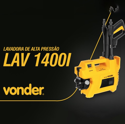 Lavadora de Alta Pressão Lav 1400i 1450 Libras 127v – Vonder