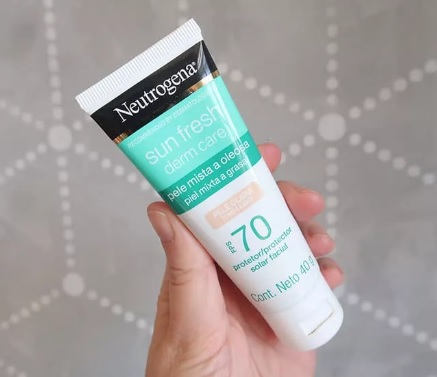 Neutrogena Protetor Solar Sun Fresh Pele Oleosa Clara Fps 70 40G