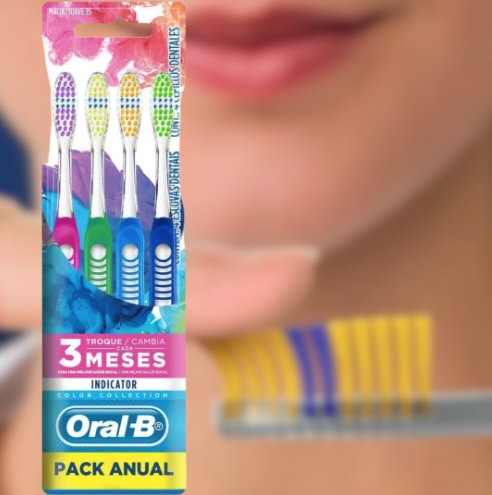 Oral-B Escova Dental Indicator Color Collection – 4 Unidades