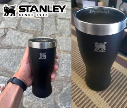 Pilsner Glass Happy Hour Stanley Foundry Black 44ml