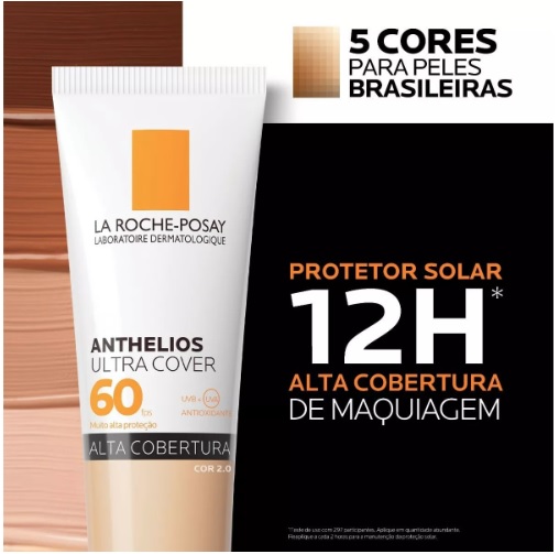 Protetor Solar Facial Fps60 Anthelios Cor 2.0 La Roche-posay