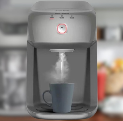 Purificador de Água Electrolux, Quente / Natural / Gelada, Compressor + Bandeja Removível, 127V, Prata – PH41X