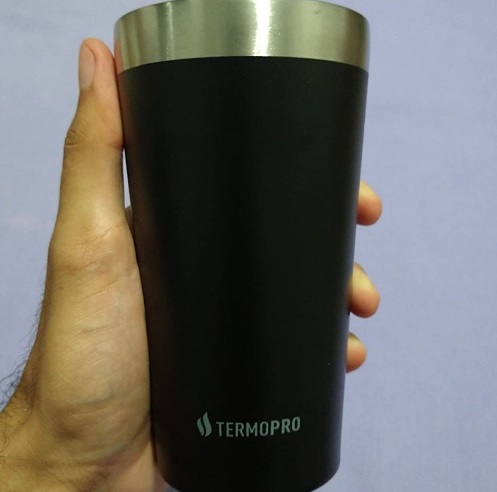 TERMOPRO Copo Térmico para Cerveja 473ml Preto
