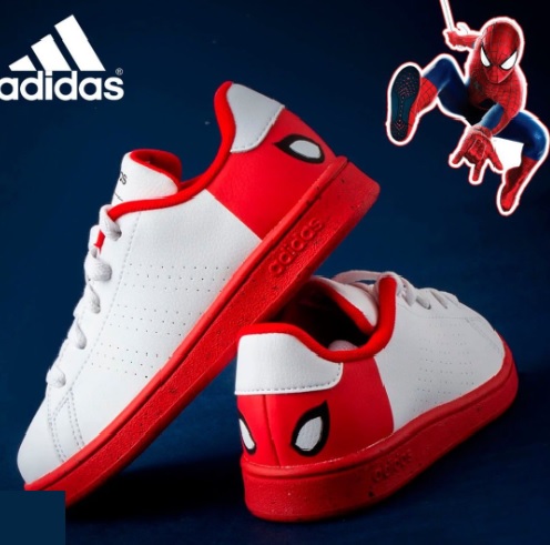 Tênis Infantil Adidas Advantage Homem-Aranha