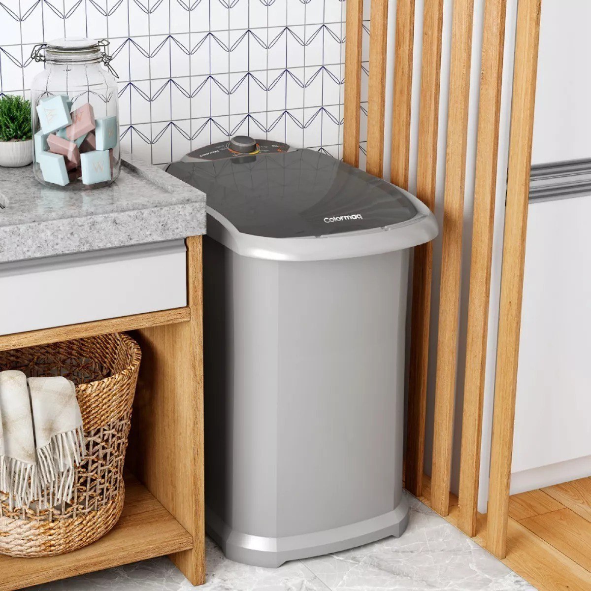 Tanquinho Colormaq Lct 6kg Cor Prateado Tamanho BR 110V
