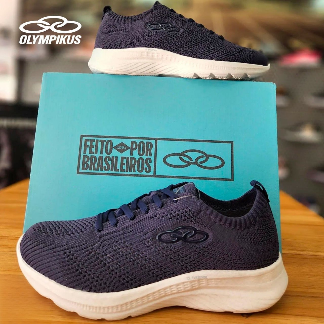 Tênis Feminino Ultraleve 130g Azul Royal Olympikus