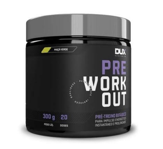 DUX Pré Treino Bifásico Pre Workout Original Sabor