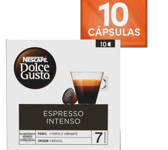 Nescafe Dolce Gusto, Espresso Intenso, 10 Cápsulas