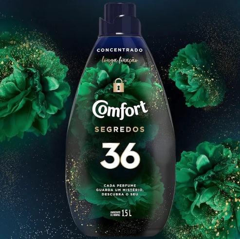 Amaciante Concentrado Comfort Segredos 36 1,5l